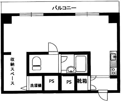 ウィン青山718 間取り図