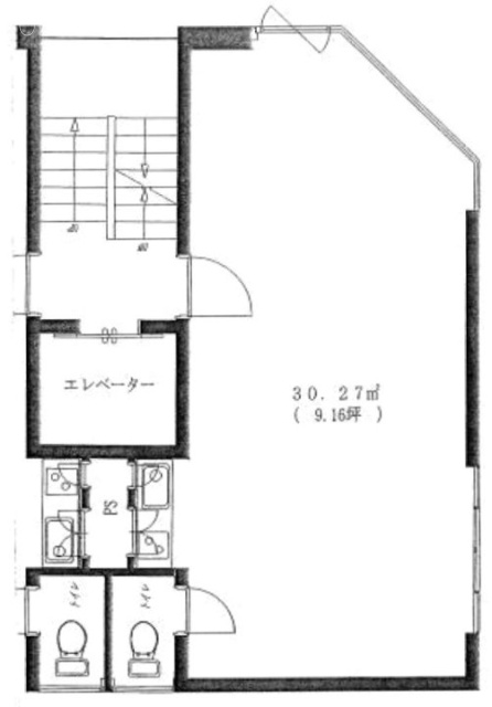 K&Kビル3F 間取り図