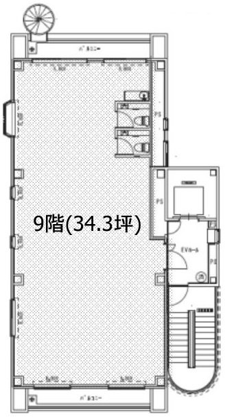 後楽園SAJビル9F 間取り図