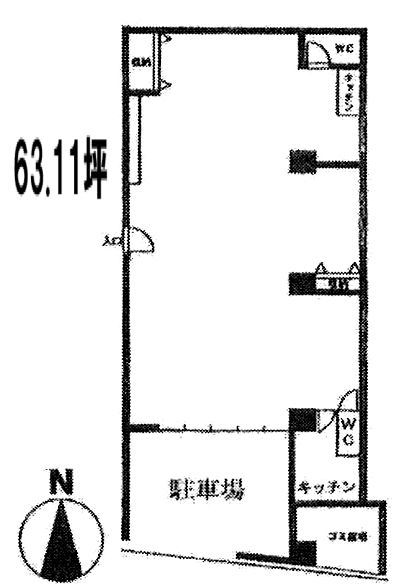 日興パレス横浜ビル1F 間取り図