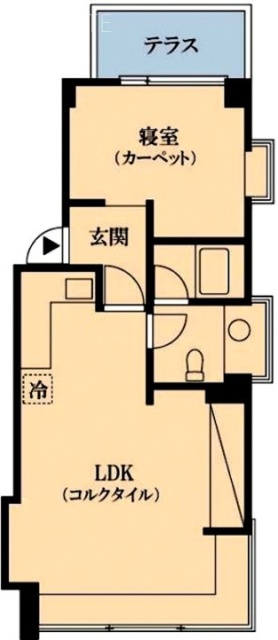 マーム大山ビル102 間取り図