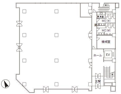 五反田アレー1F 間取り図