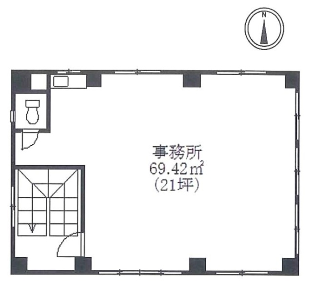 金井ビル2F 間取り図