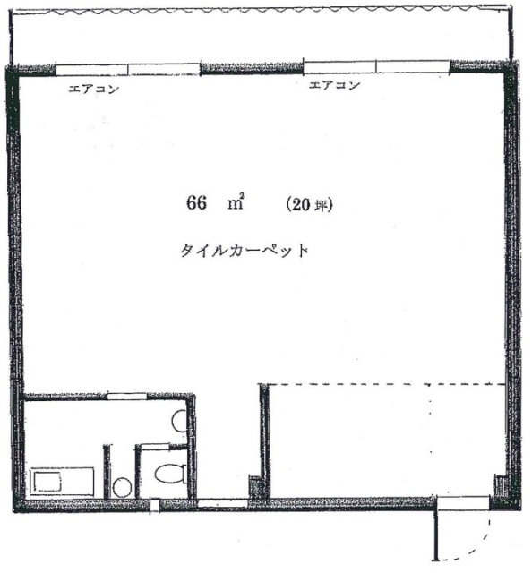 明治ハイム201 間取り図