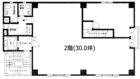 イワカタビル2F 間取り図