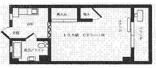 桧山第1ビル303 間取り図