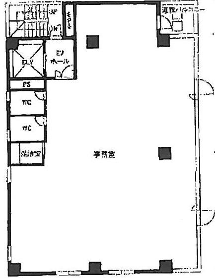 第2伊三美ビル5F 間取り図