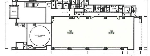 共同ビル室町4丁目101・102 間取り図