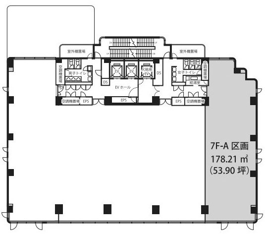 BPRプレイス神谷町A 間取り図