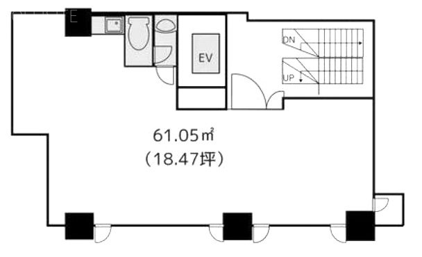 えびす第1ビル7F 間取り図