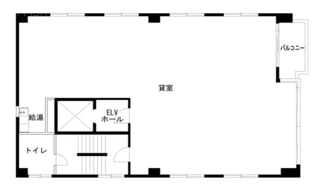 ジェイビルⅡ2F 間取り図