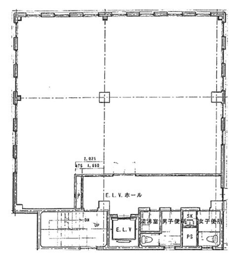 赤坂進興ビル5F 間取り図