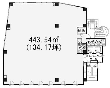 南品川ミヤデラビル2F 間取り図