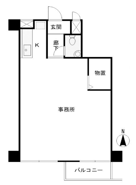 御徒町グリーンプラザ703 間取り図