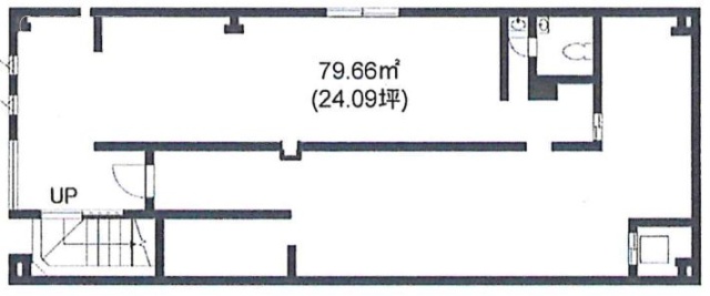 魚十ビル1F 間取り図