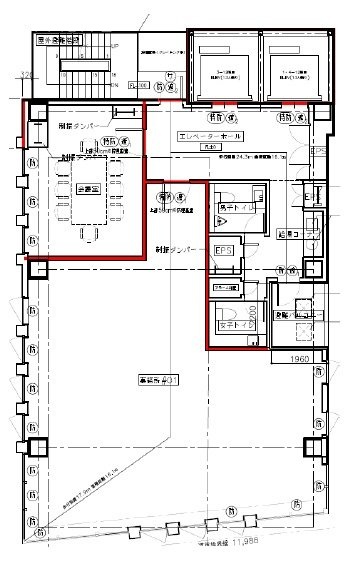 日総第26ビル11F 間取り図