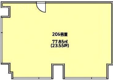 マンションニュー田端206 間取り図