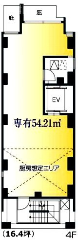 スタック池袋ビル4F 間取り図