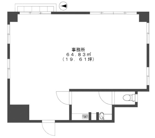 第2雨宮ビル702 間取り図