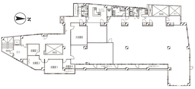 AKビル3F 間取り図