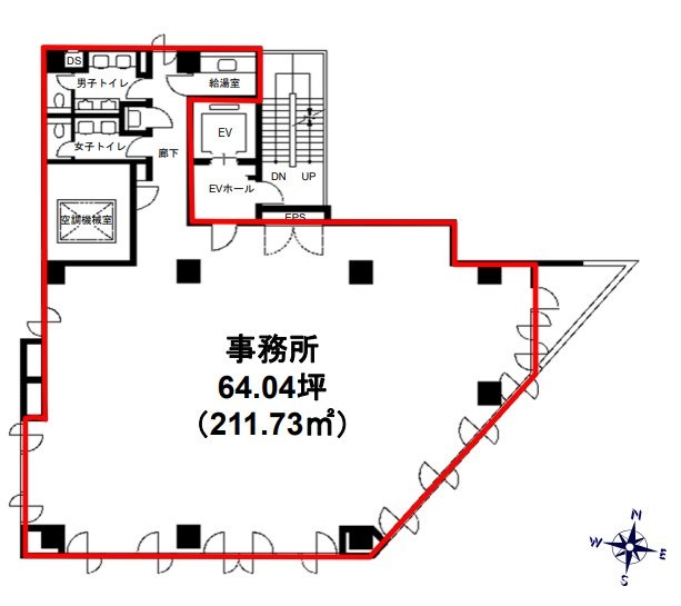 新宿SKY(エスケーワイ)ビル4F 間取り図