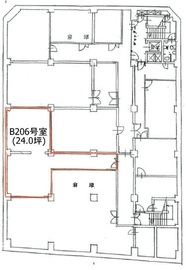 第2電波ビルB206 間取り図