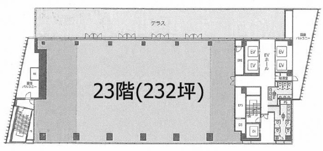 ヒューリック神宮前タワービルディング23F 間取り図