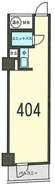 コントワール新宿404 間取り図