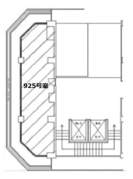 新橋駅前ビル1号館925 間取り図