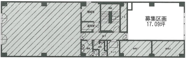 京王新宿三丁目第二ビルB 間取り図