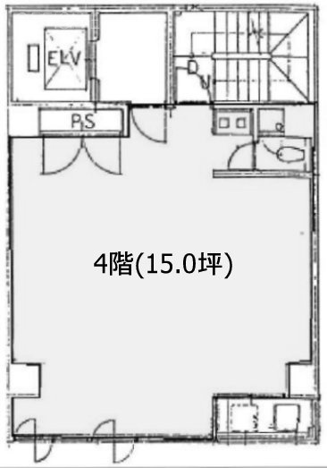 虎ノ門第1ビル4F 間取り図