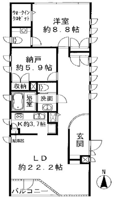 ディオープンハウスビル201 間取り図
