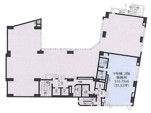 恵比寿ISビル9号棟 間取り図