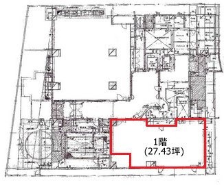 ATK千駄木ビル1F 間取り図