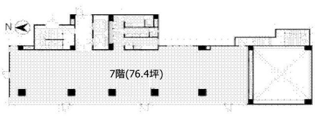 パークサイドガクヤビル7F 間取り図