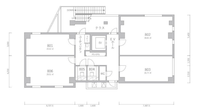 12 KANDA806 間取り図