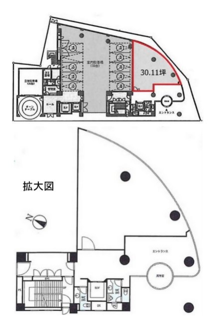 日本橋浜町ビル1F 間取り図