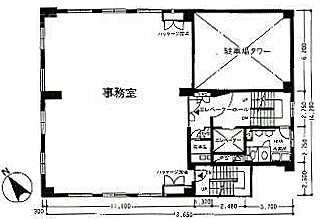 鹿児島ビル8F 間取り図