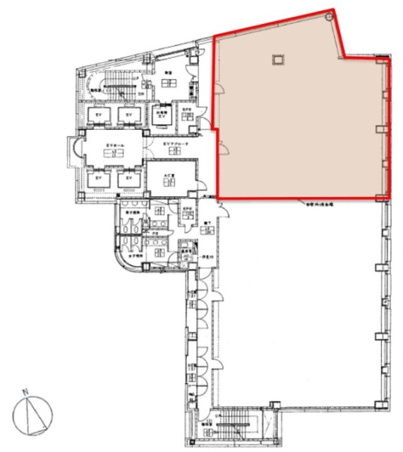 芝二丁目ビル11F 間取り図