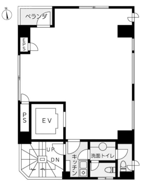 ハイポイントビル4F 間取り図