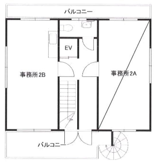 酒井ビルB 間取り図