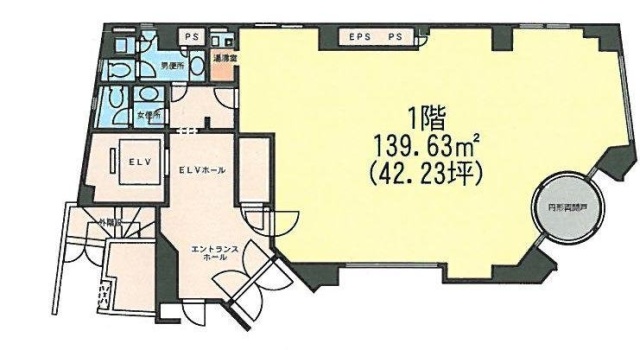 第8センタープラザ1F 間取り図