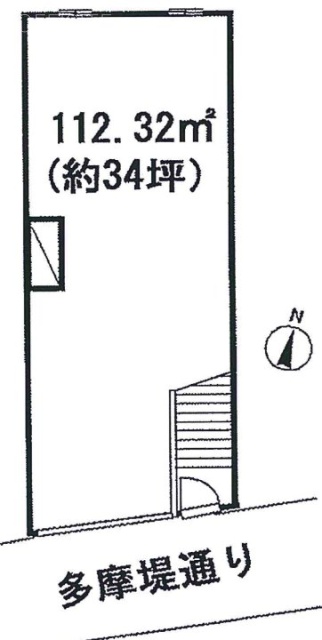 月村NO14ビル1F 間取り図