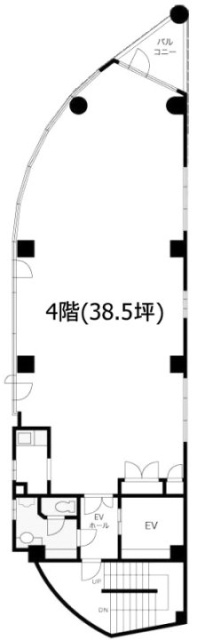 第2朝日ビル4F 間取り図