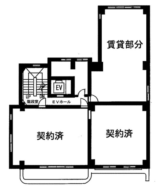 渋谷Qビル5F 間取り図