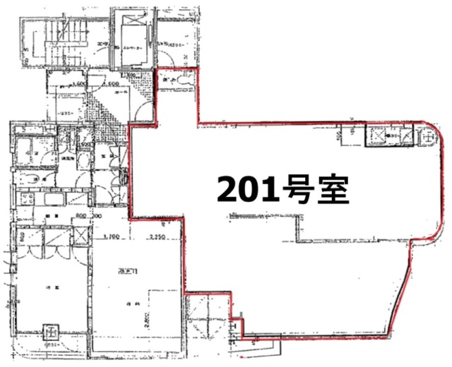 トゥーラント88ビル201 間取り図