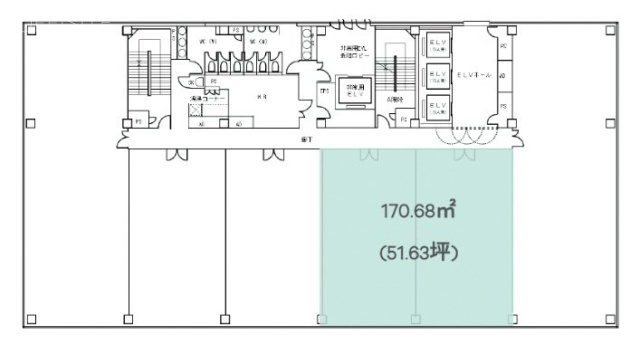 メットライフ宇都宮スクエア6F 間取り図