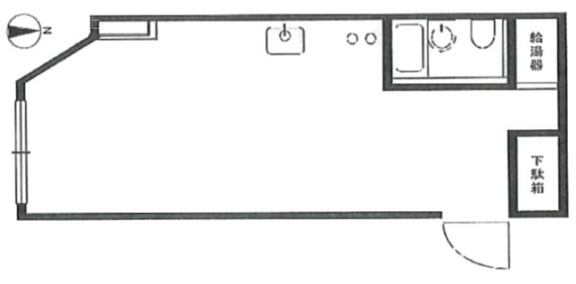 東麻布ビルA 間取り図