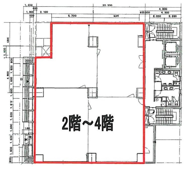 VORT東新宿3F 間取り図