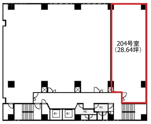 新横浜IKビル204 間取り図